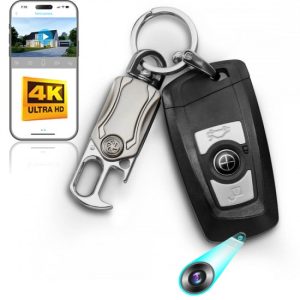 4K UHD Car Key Remote Spy Camera