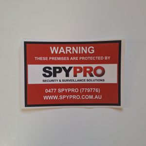 CCTV Warning Sticker for Windows