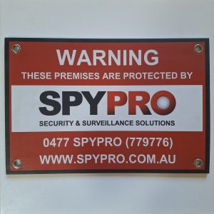 CCTV Security Warning Sign