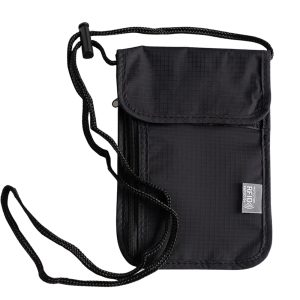 Faraday Neck Wallet for Cards and Passport